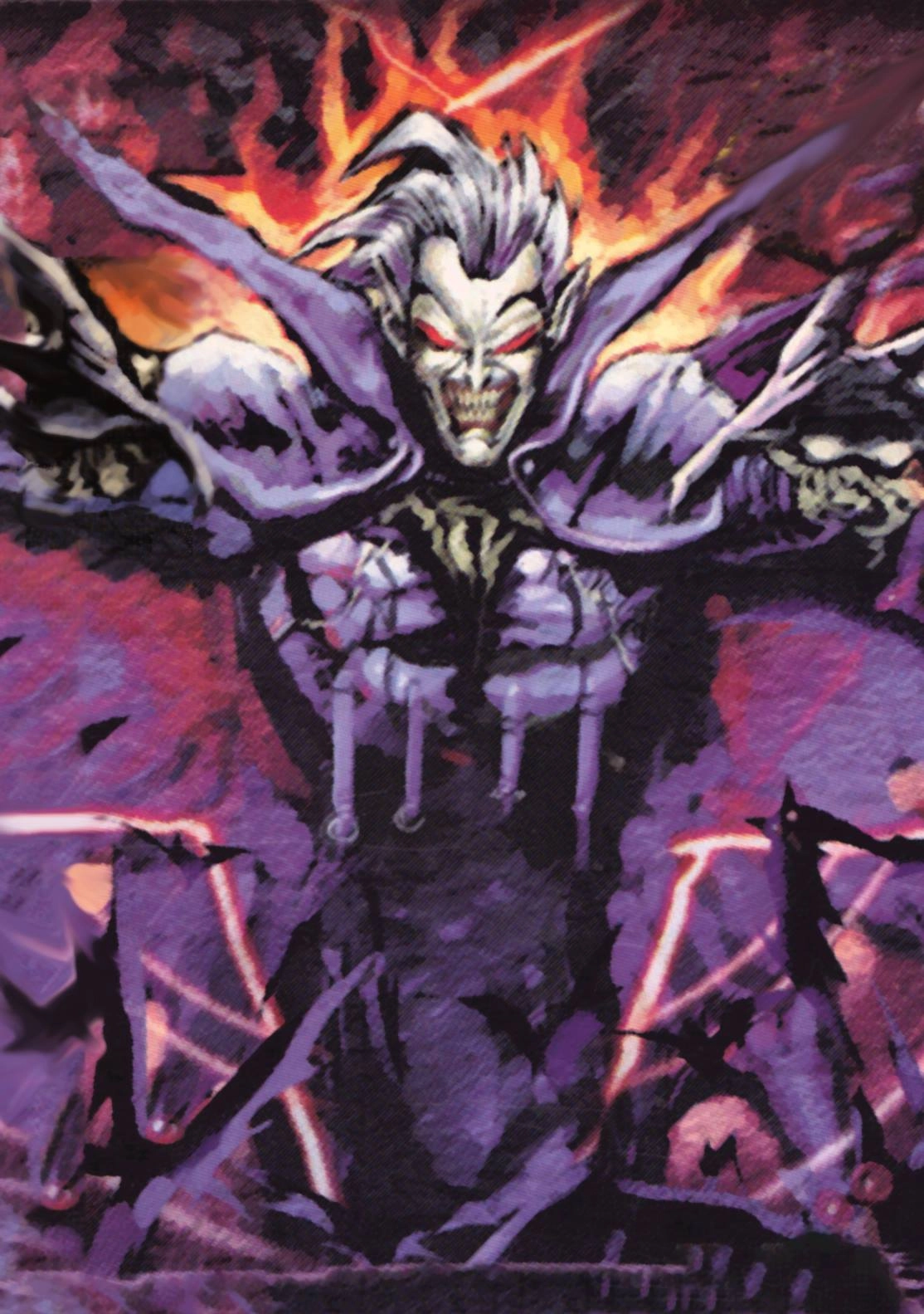 Ilustración de la baraja vampiro